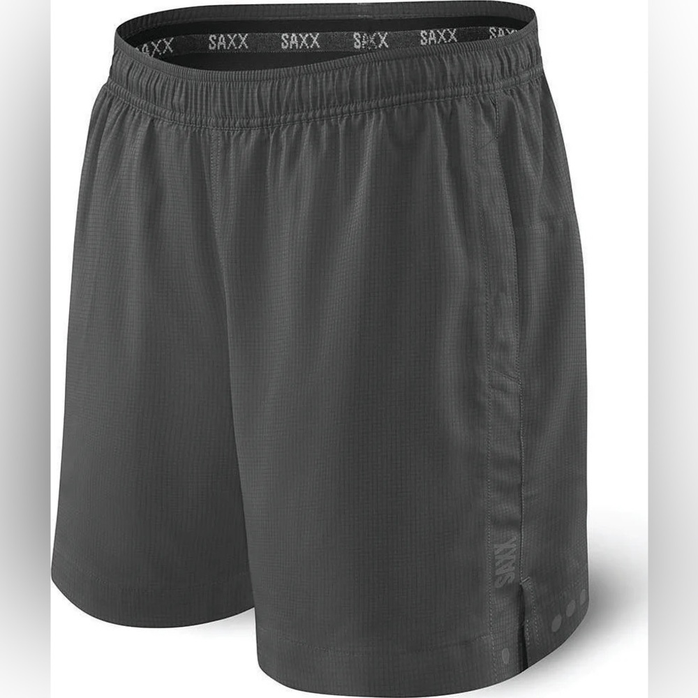 SAXX Men's Athletic Shorts in Charcoal